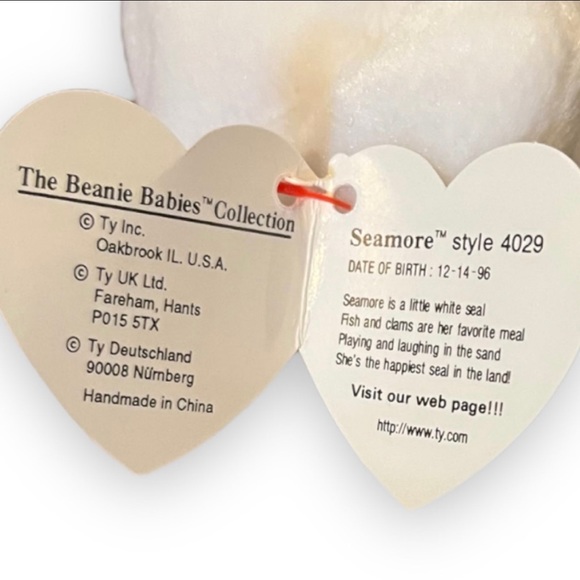 Vintage 1996 Ty Beanie Babies Seamore The Seal - Picture 3 of 5